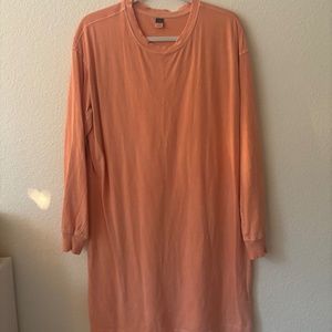 Long sleeve T-shirt dress